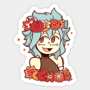 Levy Flower Crown sticker Sticker